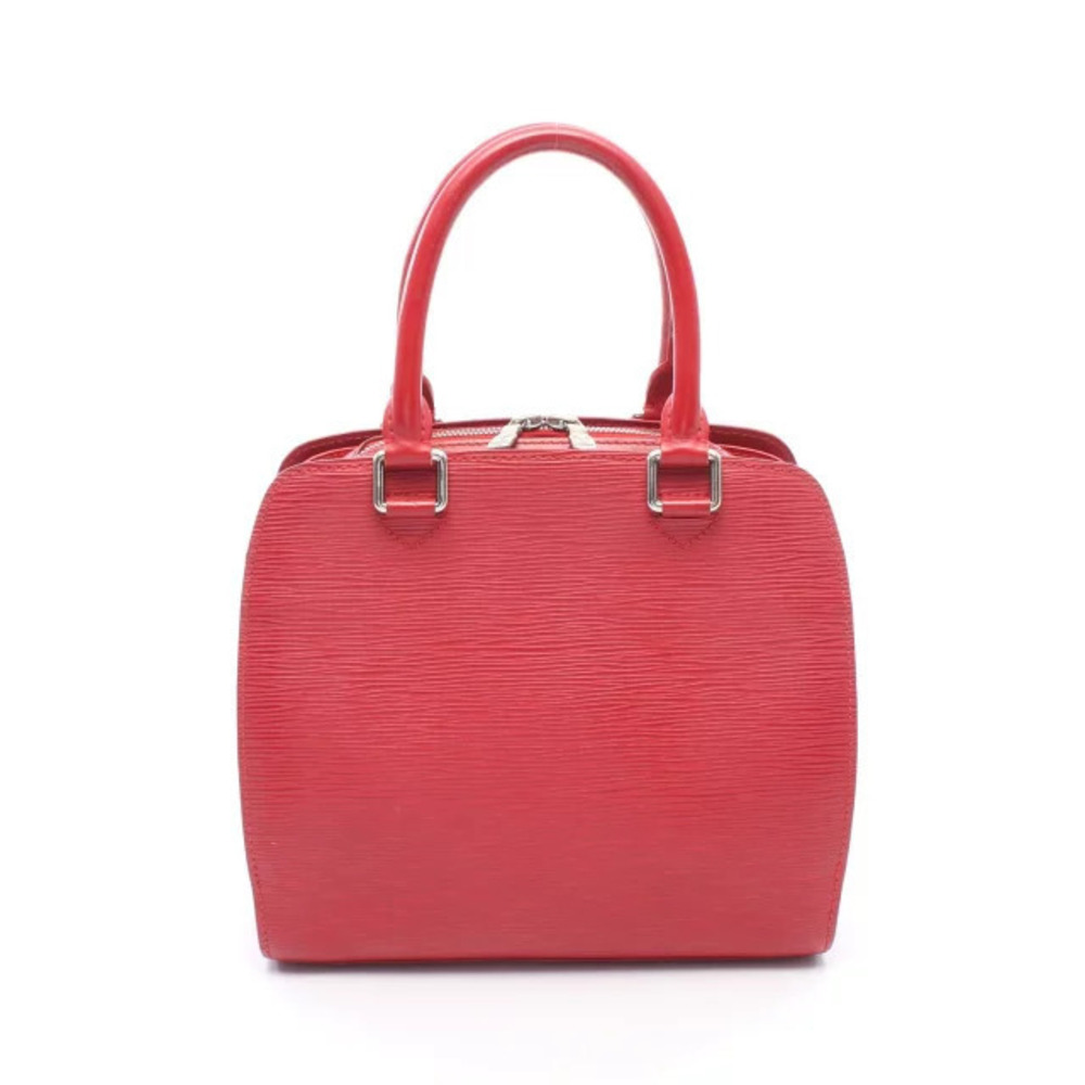 Louis Vuitton Pont Neuf Epi Castilian Red Handbag Leather